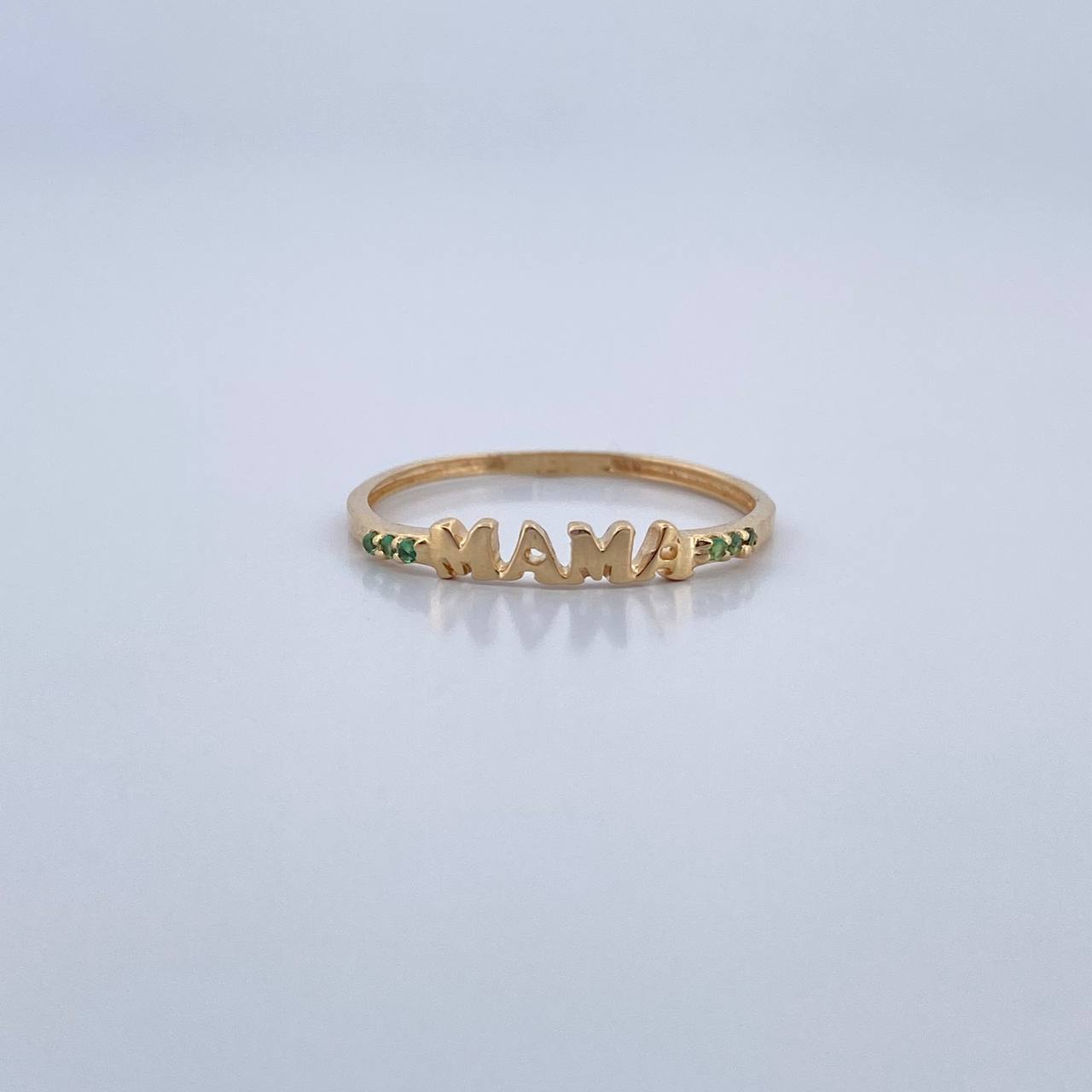 Anillo mamá 0.95gr / T7 1/2 / Oro 18K &