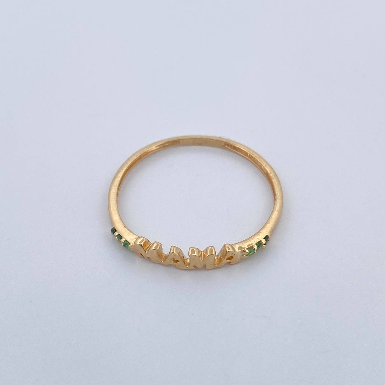 Anillo mamá 0.95gr / T7 1/2 / Oro 18K &