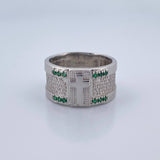 Anillo Cruz Padre 12.25gr / T10 1/2 / Oro 18K &