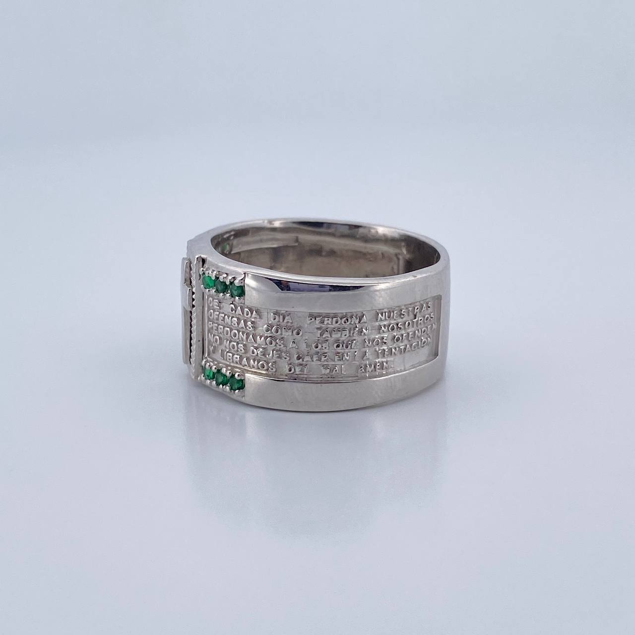 Anillo Cruz Padre 12.25gr / T10 1/2 / Oro 18K &