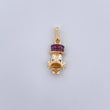 Dije Cabeza Pato 1.5gr / 2cm / Oro 18K &