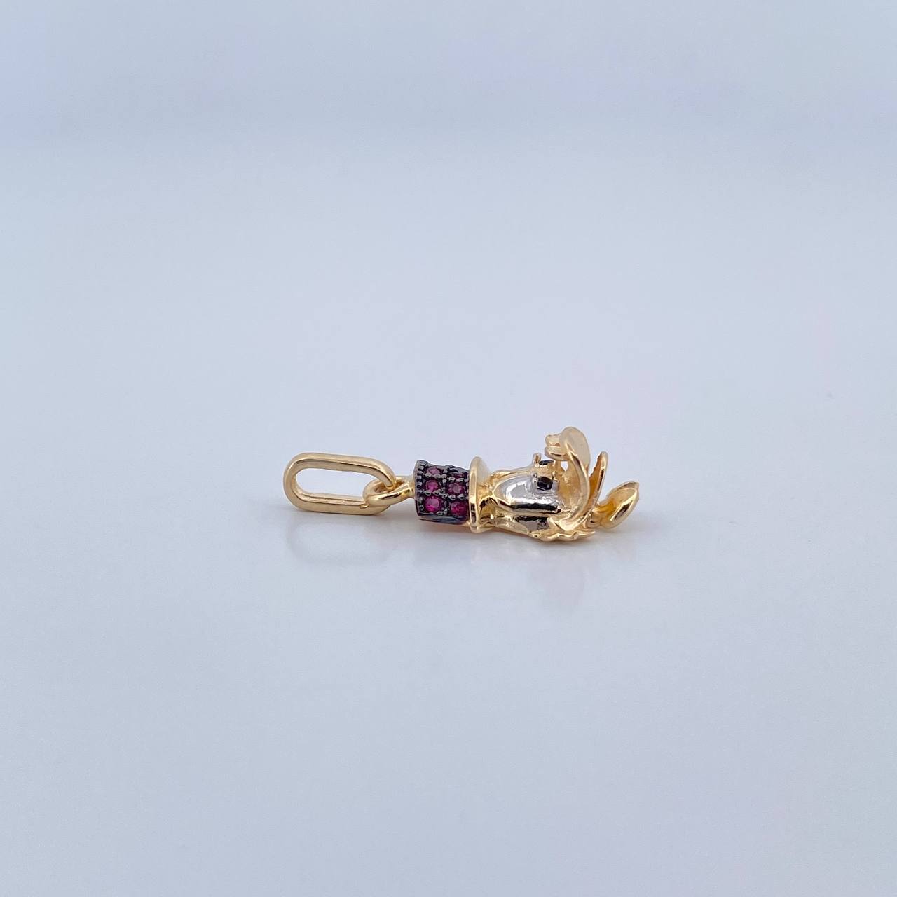 Dije Cabeza Pato 1.5gr / 2cm / Oro 18K &