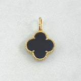 Dije Trebol 1.85gr / 2.1cm / Nac.Esp. Oro 18K