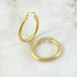Candongas Lore 3.55gr / 3.2cm / Oro Amarillo 18K ©