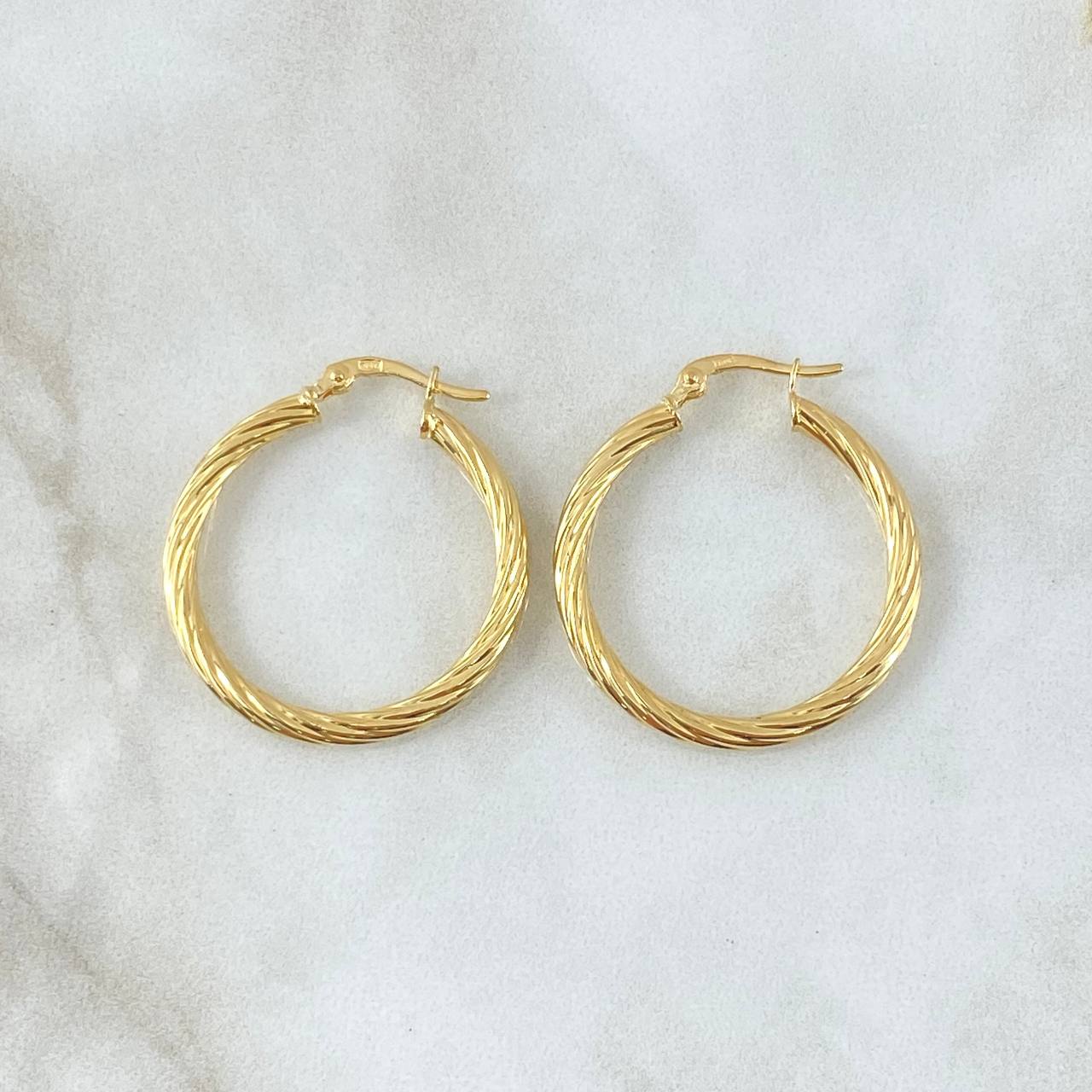 Candongas Lore 2.6gr / 3cm / Oro 18K ©
