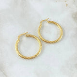 Candongas Lore 2gr / 3.3cm / Oro 18K