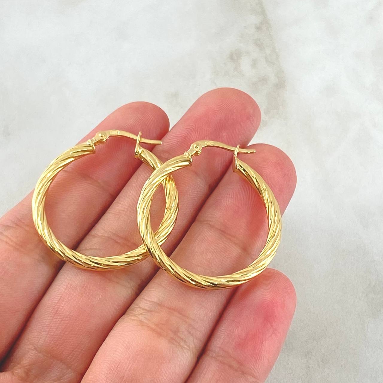 Candongas Lore 2.6gr / 3cm / Oro 18K ©