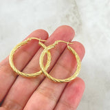 Candongas Lore 1.95gr / 3cm / Oro Amarillo 18K