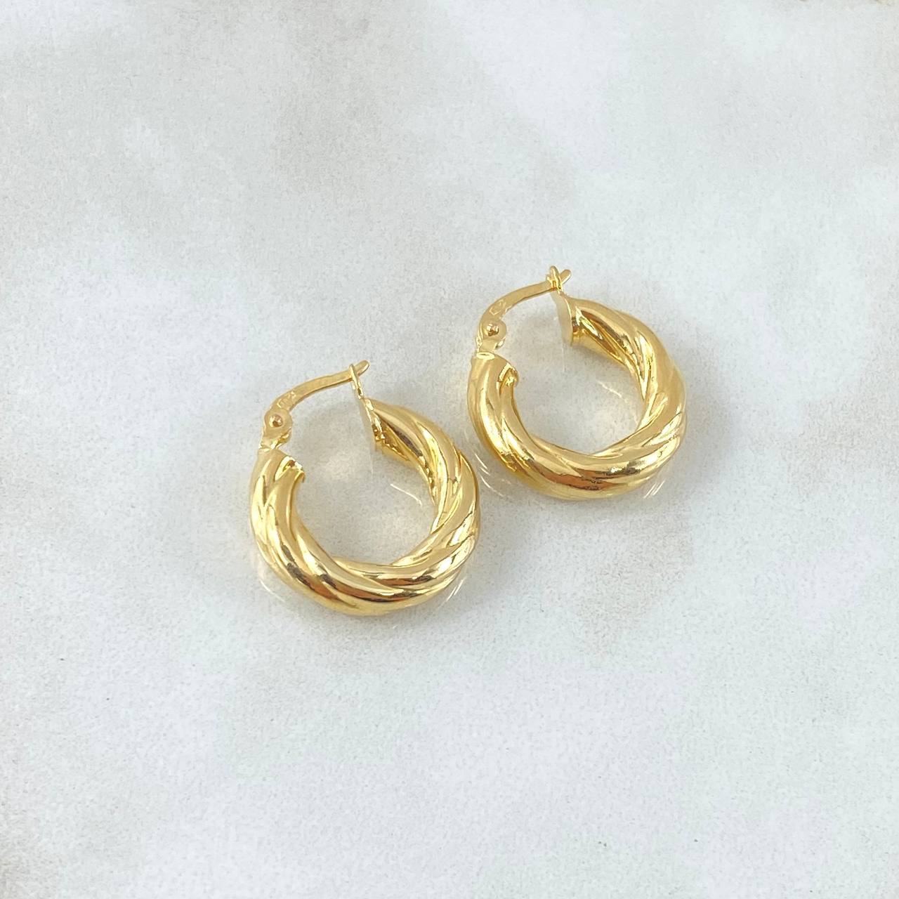 Candongas Sofi 1.95gr / 1.9cm / Oro Amarillo 18K ©