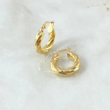Candongas Sofi 1.3gr / 1.7cm / Oro Amarillo 18K *