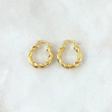 Candongas Emmi 1.6gr / 1.8cm / Oro Amarillo 18K ©