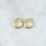 Candongas Nati 1.05gr / 1.2cm / Oro Amarillo 18K