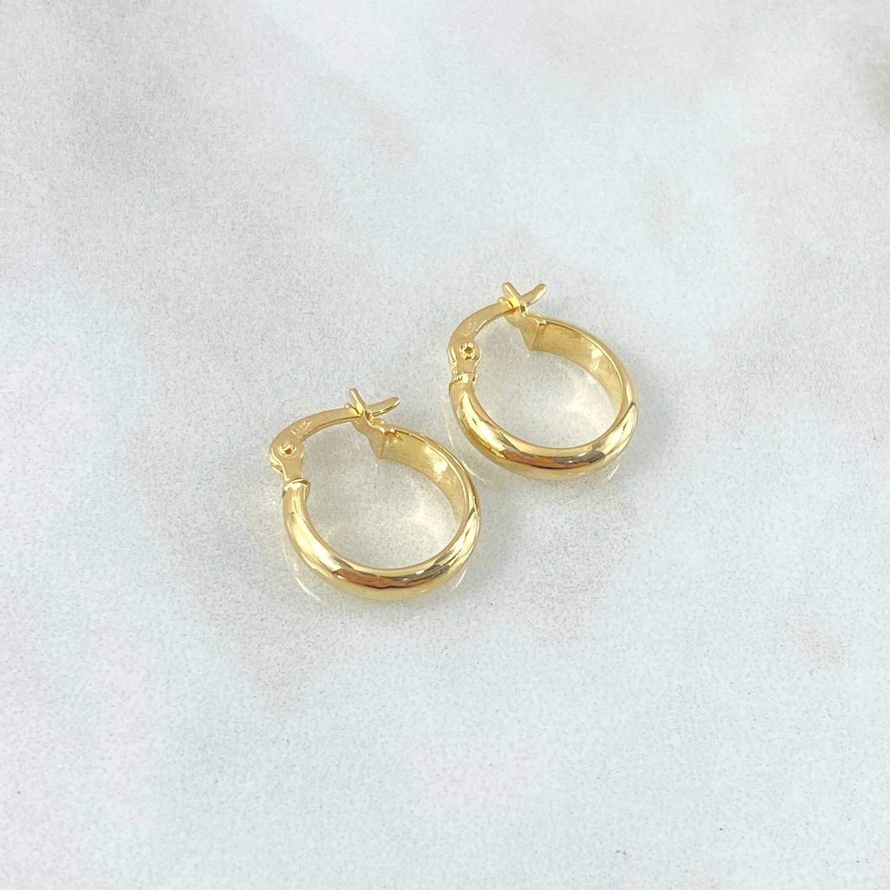 Candongas Nati 1.05gr / 1.2cm / Oro Amarillo 18K