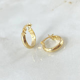 Candongas Nati 0.95gr / 1.2cm / Oro 18K ©
