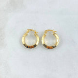 Candongas Clau 1.3gr / 1.7cm / Oro Amarillo 18K ©