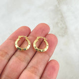 Candongas Clau 1.45gr / 1.5cm / Oro Amarillo 18K ©