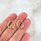 Candongas Asby 0.85gr / 1.5cm / Oro Amarillo 18K *