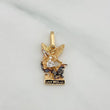 Dije San Miguel Arcangel 1.5 g / 2 cm Tres Oros 18K