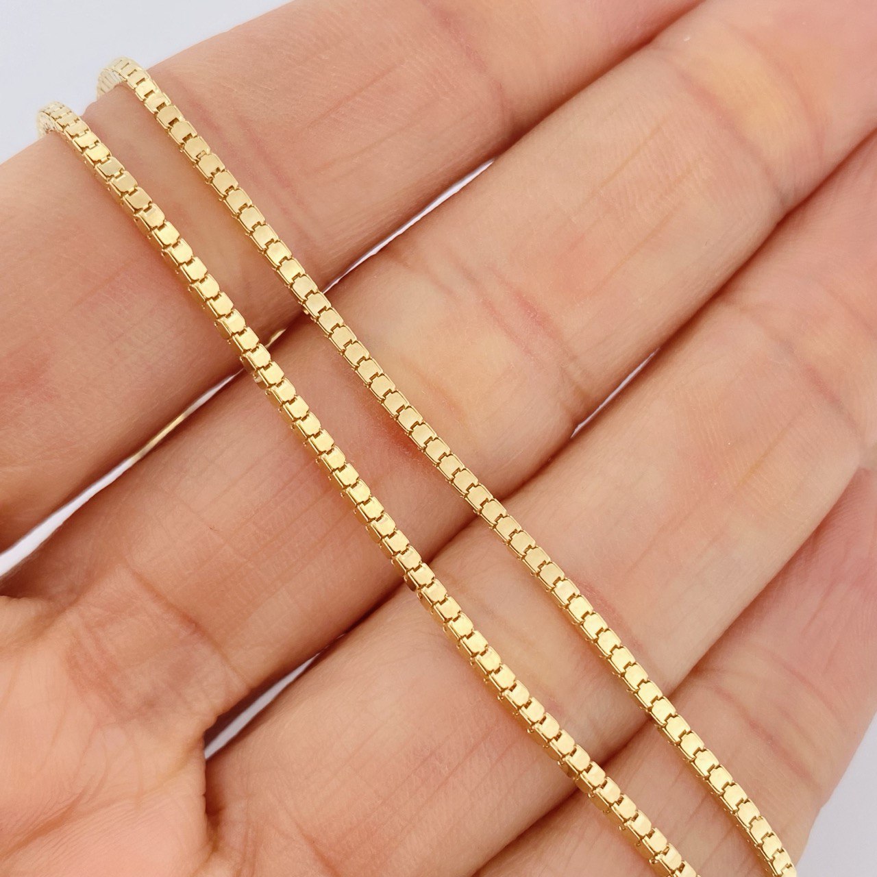 Cadena Veneciana 5.1gr / 49.7cm / +3 Oro 18K $