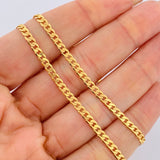 Cadena Cubana  10gr / 60.5cm / +1 Oro 18K $