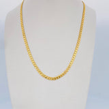 Cadena Cubana  9.65gr / 60.5cm / +1 Oro 18K $