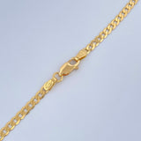 Cadena Cubana  9.65gr / 60.5cm / +1 Oro 18K $