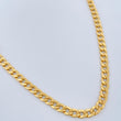 Cadena Cubana  10.9gr / 59.5cm / +1 Oro 18K $