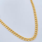 Cadena Cubana  10.9gr / 59.5cm / +1 Oro 18K $