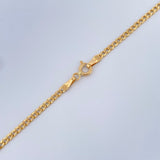 Cadena Cubana  3.9gr / 60cm / +1 Oro 18K $