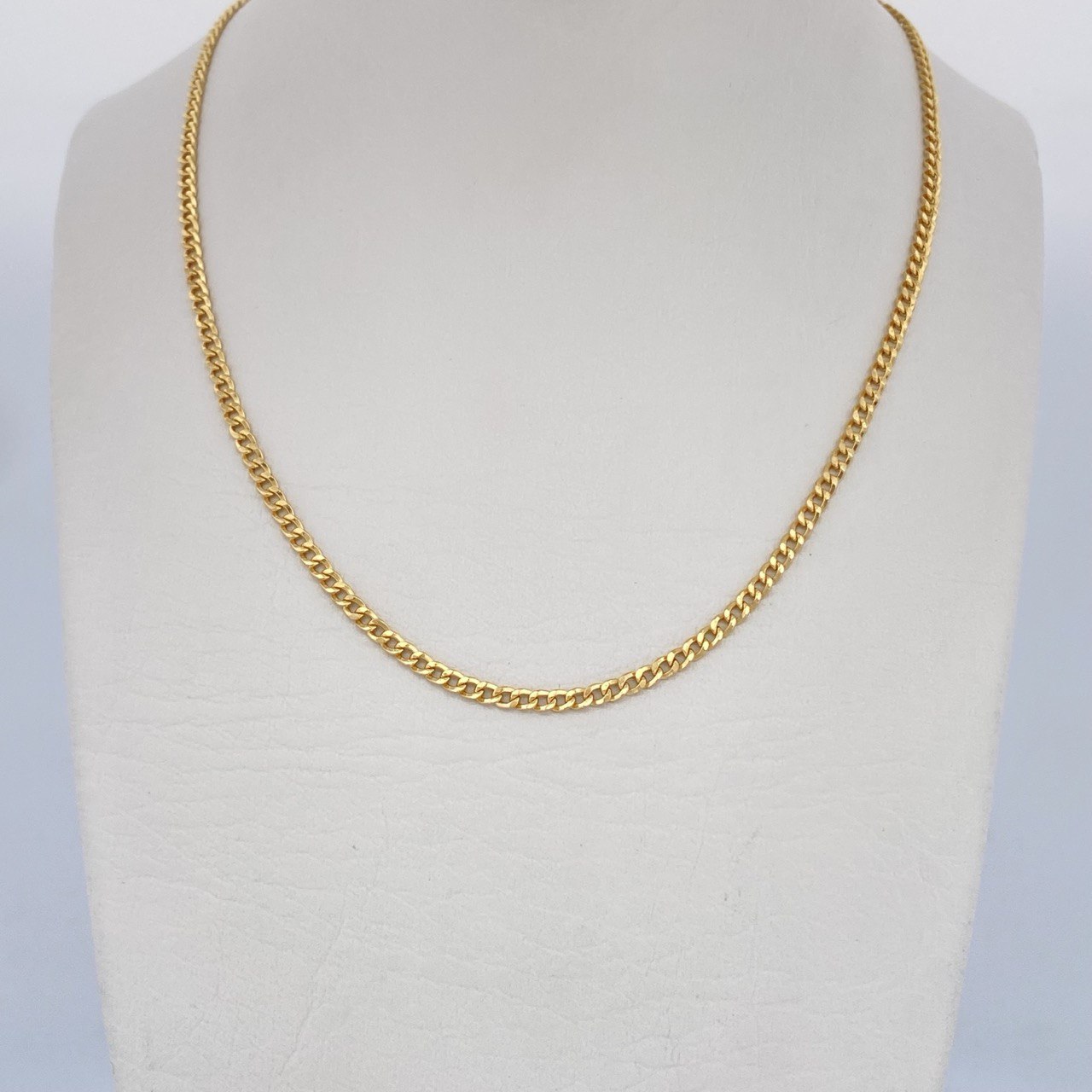 Cadena Cubana  3.9gr / 60cm / +1 Oro 18K $