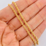 Cadena Lazo 5.3gr / 60.4cm / Oro Amarillo +3 18K &