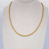 Cadena Cordon 5.15gr / 45.5cm / +3 Oro 18K $