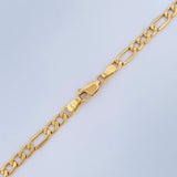 Cadena Figaro 6.45gr / 50.5cm / +1 Oro 18K $