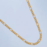Cadena Figaro 6.45gr / 50.5cm / +1 Oro 18K $