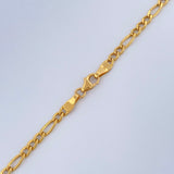 Cadena Figaro 6gr / 55cm / +1 Oro 18K $