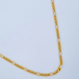 Cadena Figaro 6gr / 55cm / +1 Oro 18K $