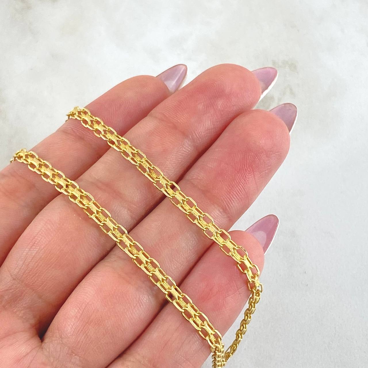 Cadena China 8.95gr / 60cm / Oro Amarillo +1 18K