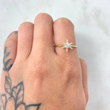 Anillo Estrella Fugaz 2.1gr / T6 3/4 / Oro Amarillo 18K