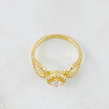 Anillo Halo Infinito 2.95gr / T7 1/4 / Oro Amarillo 18K ©