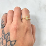 Anillo Buho 1.45gr / T7 1/4 / Oro Amarillo 18K