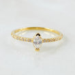 Anillo Solitario Centella 1.4gr / T6 1/2 / Oro Amarillo 18K *