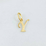 Dije Letra Y 0.4gr / 1.6cm / Oro Amarillo 18K