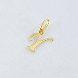 Dije Letra Y 0.4gr / 1.6cm / Oro Amarillo 18K