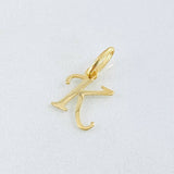 Dije Letra K 0.4gr / 1.8cm / Oro Amarillo 18K