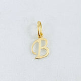 Dije Letra B 0.4gr / 1.6cm / Oro Amarillo 18K