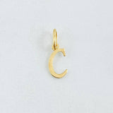 Dije Letra C 0.35gr / 1.8cm / Oro Amarillo 18K