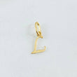 Dije Letra L 0.35gr / 1.6cm / Oro Amarillo 18K