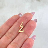 Dije Letra Z 0.45gr / 1.6cm / Oro Amarillo 18K