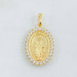 Dije Virgen Milagrosa 4.95gr / 3cm / Oro Amarillo 18K