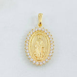 Dije Virgen Milagrosa 4.95gr / 3cm / Oro Amarillo 18K
